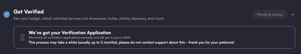 Verifying on VGen takes 2 month? o_o fr?