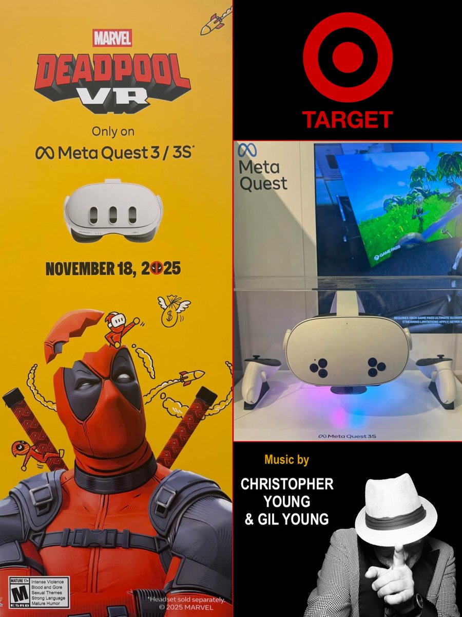Mgmt_DD's tweet photo. Great to see that @Target is promoting ๐๐ผ๐๐๐๐'๐ ๐ฟ๐๐ผ๐ฟ๐๐๐๐ ๐๐ in all their stores! The sdtk by our client @ImChrisYoung & his son Gil Young drops tomorrow 12/12 digitally! Stream the single "Deadpool" below! #deadpoolvr #deadpool
*
Listen: https://t.co/9fK94QoucI https://t.co/exsFKyqcye