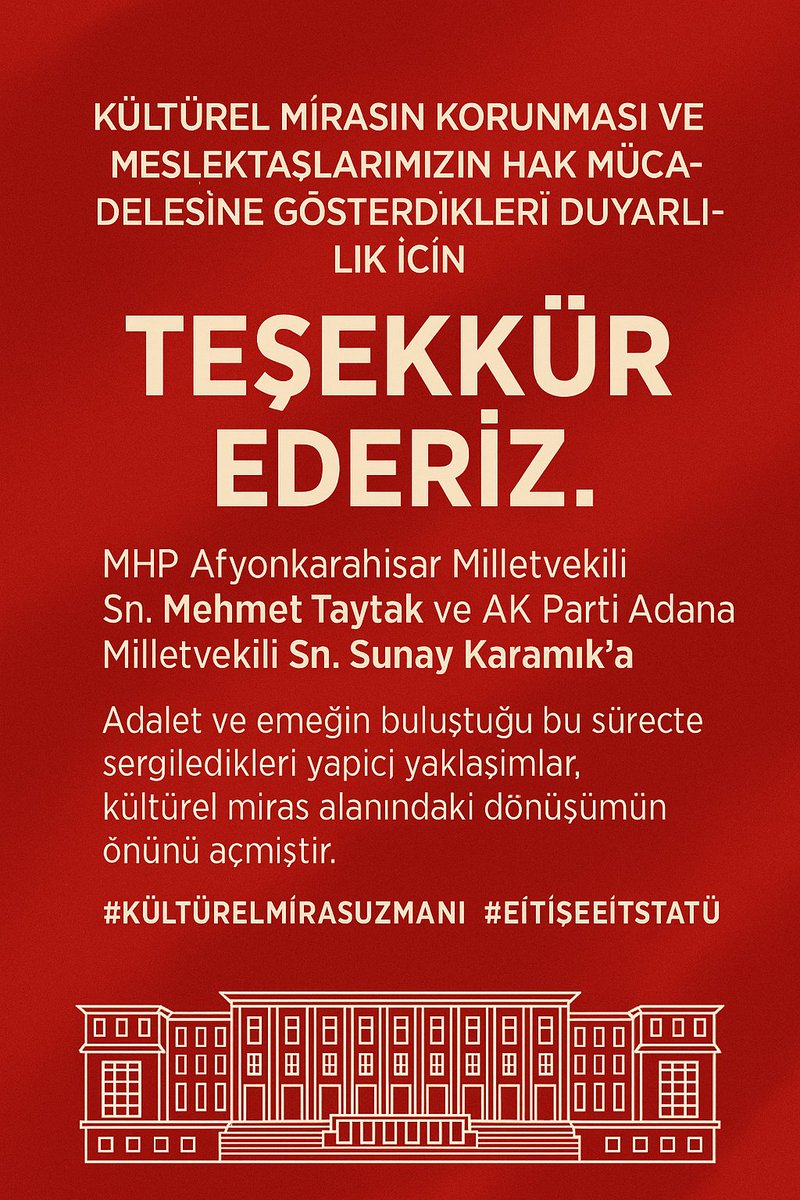 sasmaz52403's tweet photo. #KulturelMirasUzmani
Kültürel miras uzmanları için çözüm hazır; sadece karar bekliyor.
@RTErdogan @tcbestepe @_cevdetyilmaz @numankurtulmus  @avabdullahguler
@hyayman  @MehmetTaytak  @buyukgumus @SunayKaramik https://t.co/2Wh6R1e1uW