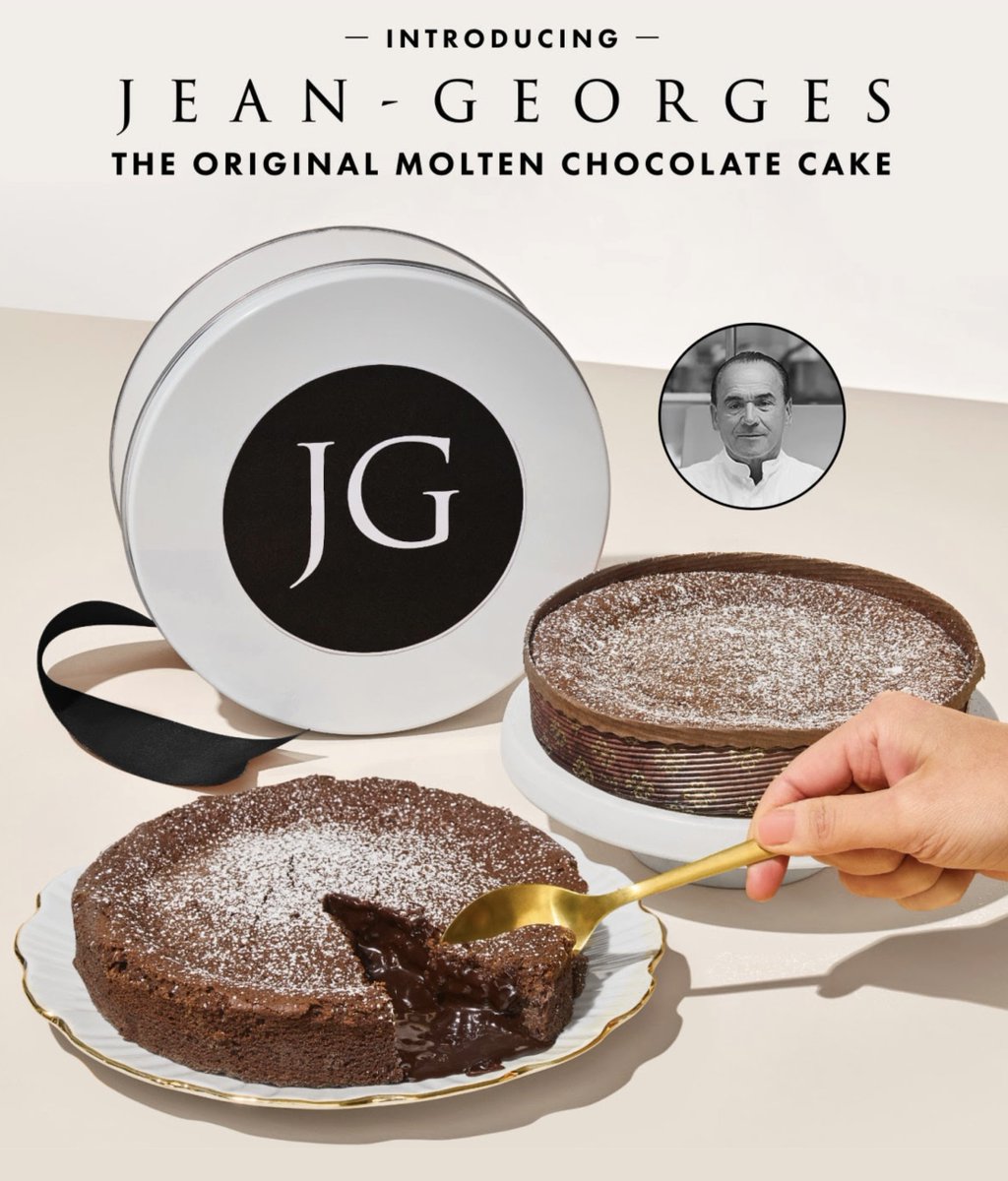 Some dishes get famous by accident. This one became legendary.

Jean-Georges told me the molten cake started as a mistake. An underbaked test that turned into pure magic. One bite you never forget.

I’ve always wanted it on Goldbelly because it’s everything great about American