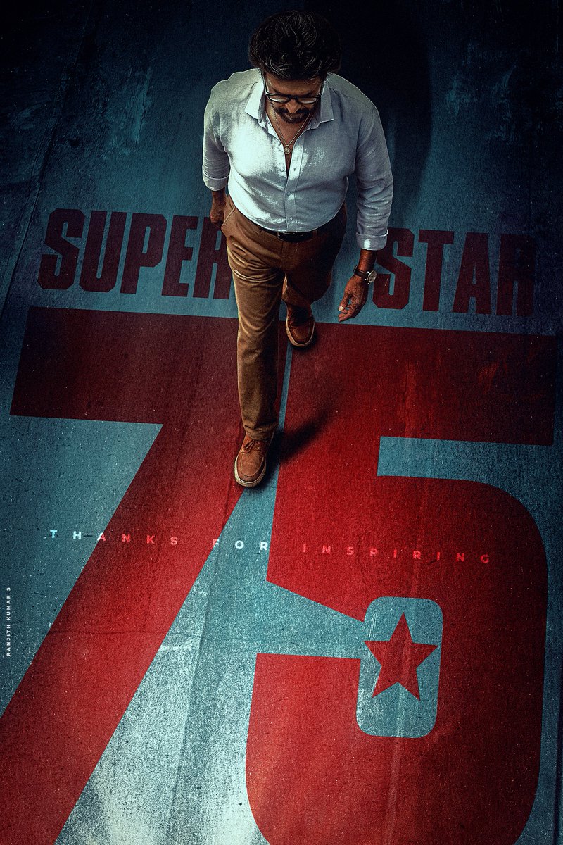 Ranjith_Offl_'s tweet photo. Thanks for Inspiring us!! Thalaivaa ❤️‍🔥
#HBDSuperstarRajinikanth 

Poster work for #Thalaivar75 ✨

#Rajinikanth #Superstar #Thalaivar #Jailer2 #50YearsOfRAJINISM #Padayappa https://t.co/1pcPFbzI5o
