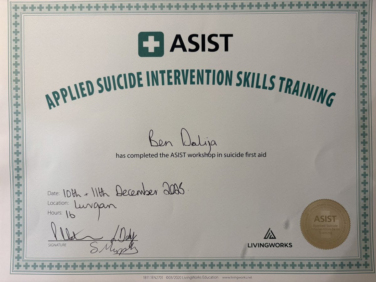 Another great refresher of #ASIST two days #training, thanks to fantastic facilitators from <a href="/PipsCharity/">PIPS Suicide Prevention Charity</a> <a href="/Living_Works/">LivingWorks</a> #AppliedSuicideInterventionSkillsTraining #suicideprevention