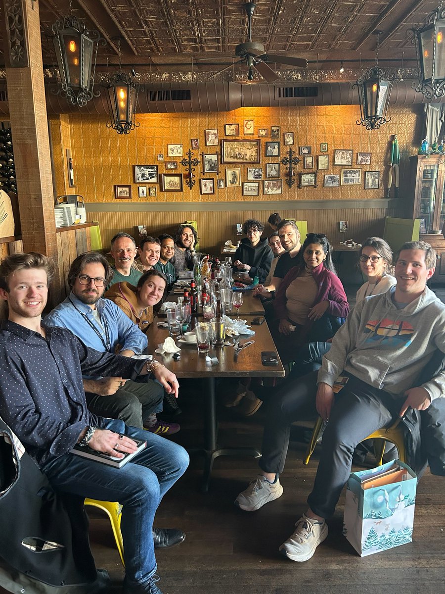 Lo_Zanzi's tweet photo. Always fun to spend time outside the lab with such an amazing & passionate group of scientists. #LabHolydaysParty #SecretSanta🎅🏼 #LoveMyLab #LoveScience #LoveImmunology https://t.co/2EDmYaE56S