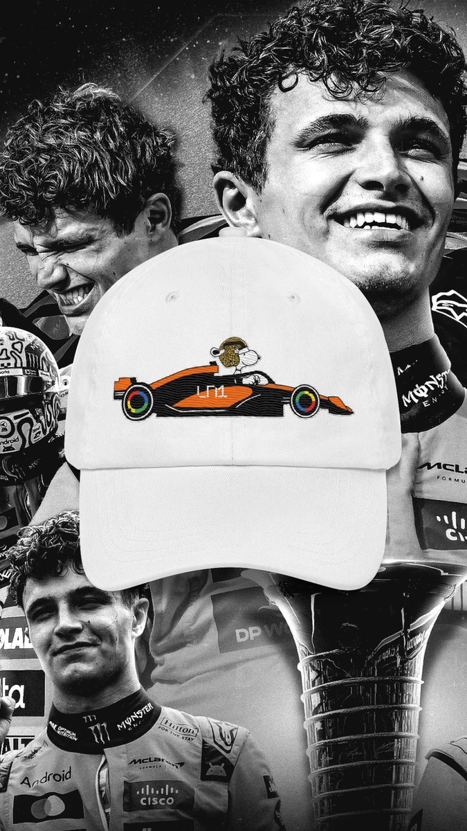 Lando Norris but make it Snoopy cap 🧡🏆

#LN1 #landonorris #worldchampion