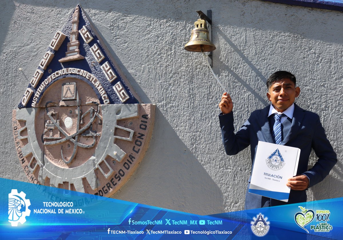 El día de hoy, a las 11:00 horas, se llevó a cabo el acto de recepción profesional de Alejandro García Sandoval, egresado de la carrera de Ingeniería Civil del Instituto Tecnológico de Tlaxiaco.

Conoce la 𝗻𝗼𝘁𝗮 𝗰𝗼𝗺𝗽𝗹𝗲𝘁𝗮en nuestra página web:
tlaxiaco.tecnm.mx/2025/12/11/268…