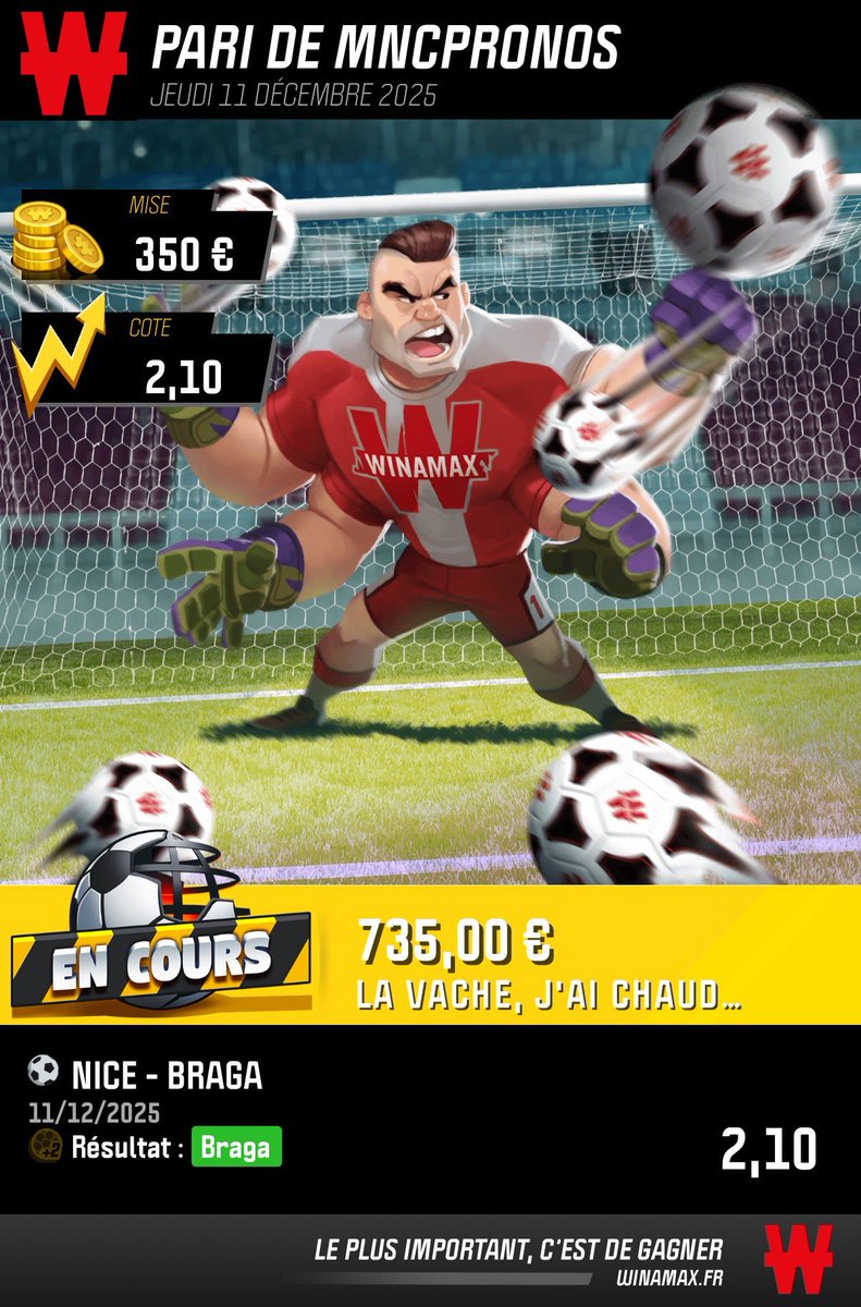 Mnc10_'s tweet photo. Gavage ce soir 👀✅⬇️ : 

Combiné chill du pass 1.73 ✅
Pululu ou Imaz 1.74 ✅
Rrahmani ou Haraslin 1.90 ✅
Mortal 4/5 qui passe pas loin ( Image 2 ) 

❤️‍🔥❤️‍🔥

Ticket perso allumage Braga 2.10 ✅ 750€ ( Image 1 ) 

Telegram : https://t.co/Iw6hTxYWk8

#TeamParieur https://t.co/UmshMVZXJo