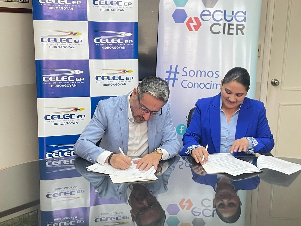 📌Con este acuerdo, el personal técnico y administrativo de la Unidad de Negocio CELEC EP Hidroagoyán se podrá capacitar en:

✅Contratación pública.
✅Normas ISO.
✅Tributación.
✅Manejo seguro de equipos.
✅Seguridad eléctrica.

#ElNuevoEcuador