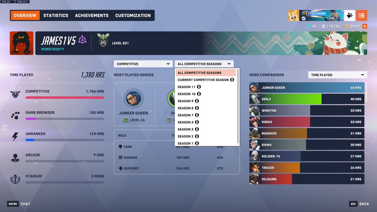 idc if you were rank 1 or bronze 90, if you havent played the game in 9 seasons, YOU SHOULD NOT BE IN A MASTERS LOBBY