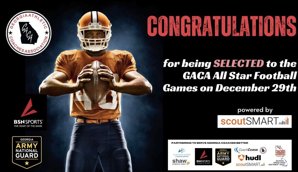 Blessed to receive an invitation to the GAGA All Star Football Game on December 29! #AGTG #classof28 

<a href="/CamdenRecruits/">Camden FB Prospects</a> <a href="/JonLindsey/">Jon Lindsey</a> <a href="/Coach_DeBast/">Ben DeBastiani</a>