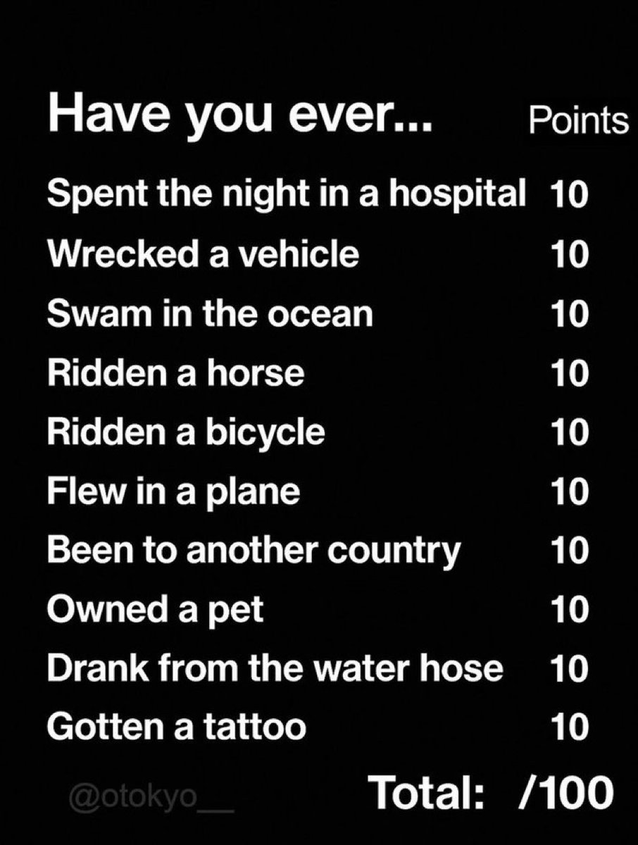 AVGirl4Life's tweet photo. I got 90. I doubt anyone will get 100

How many points did you get? https://t.co/unV4VqVSpE