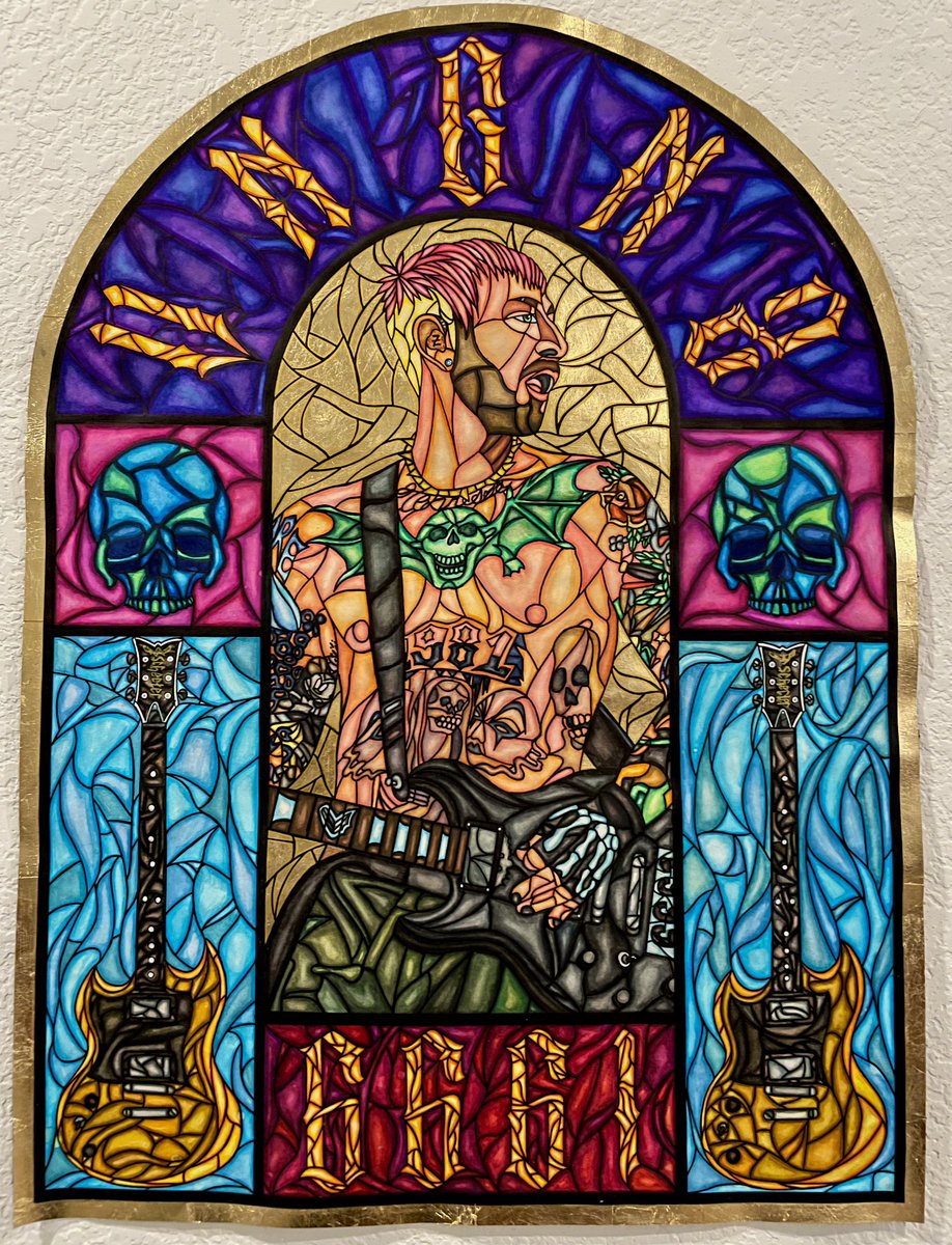 Happiest of birthdays <a href="/Vengenz1/">Zacky V</a> !

To keep up with last year, i’ve painted another watercolor portrait 

Thank you for continuing to be such a huge inspiration to me in so many was, I hope you have an amazing day 🫶