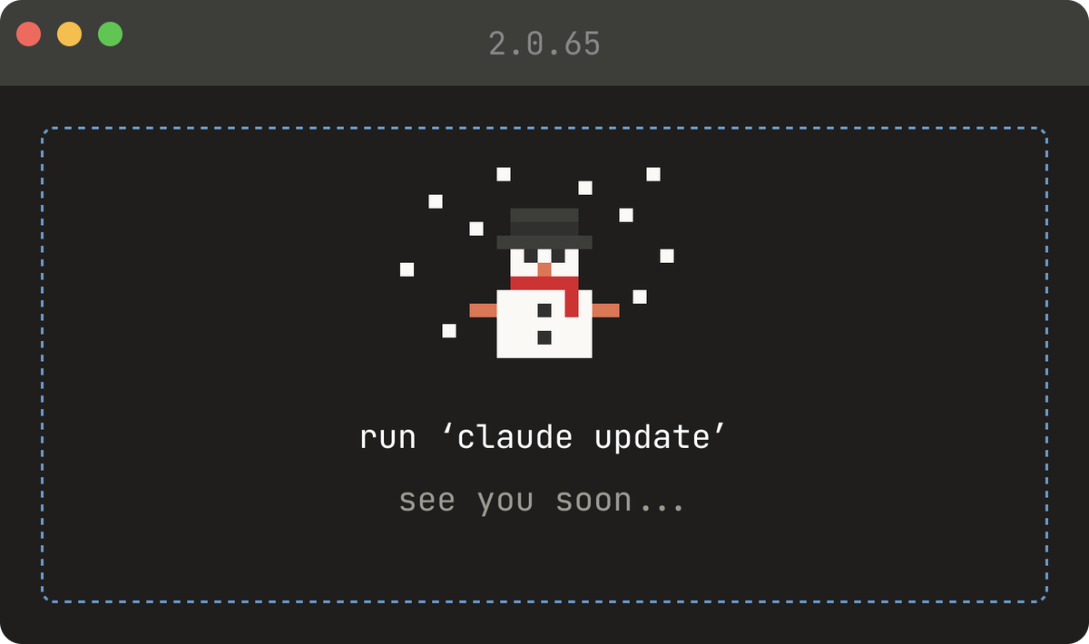 모든 CLI 기능은 버전 2.0.65에서 사용할 수 있습니다. 최신 버전을 사용하려면 `claude update` 명령을 실행하세요.