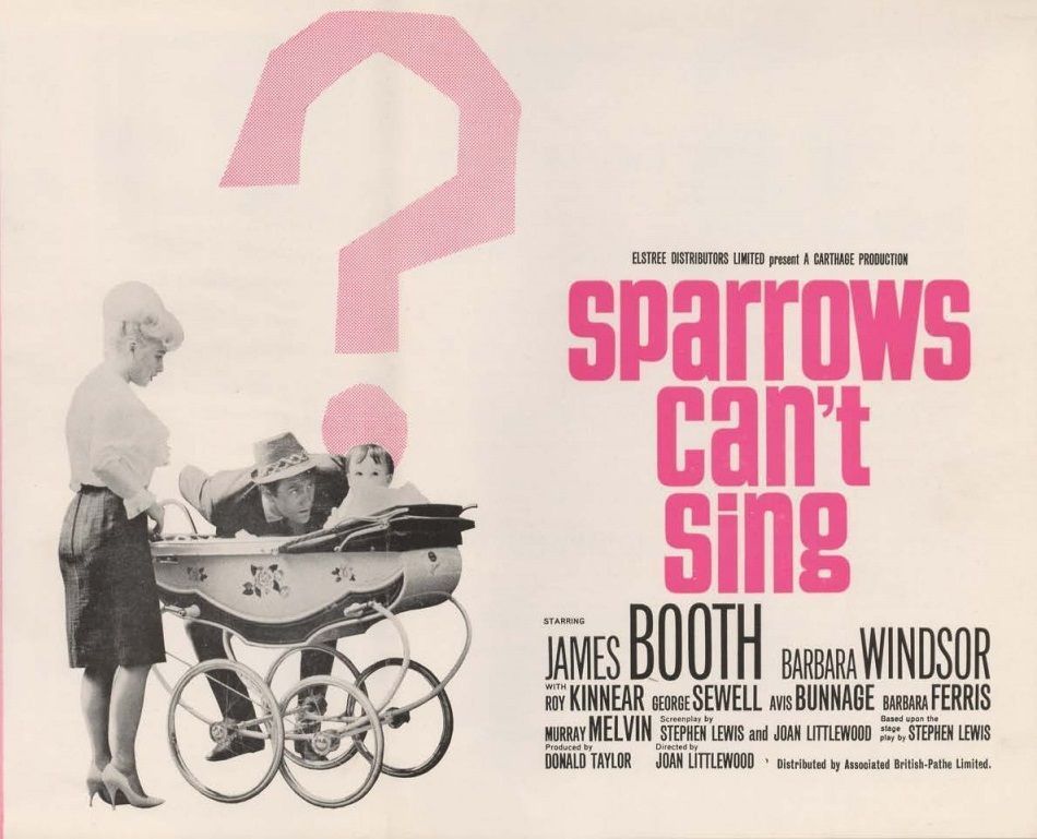 TalkingPicsTV's tweet photo. Directed by #JoanLittlewood SPARROWS CAN'T SING (1963) 9:55pm #TPTVsubtitles
⭐ Stars #BarbaraWindsor #JamesBooth #RoyKInnear #GeorgeSewell #AvisBunnage among an all-star British cast #TPTVsubtitles https://t.co/0gIQEHgK0S