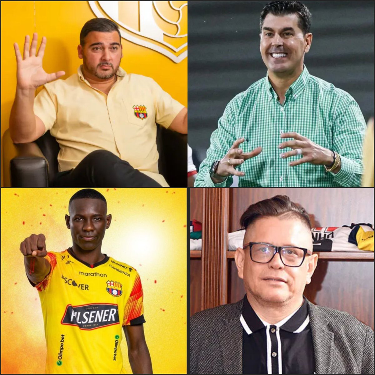 TermoEcu2021's tweet photo. Estos 4 miserables están destruyendo el Club. https://t.co/ZzXXEnkWQL