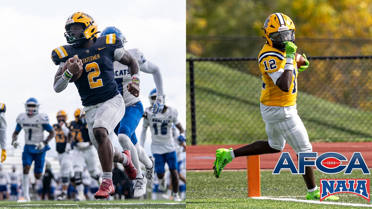 WPUAthletics's tweet photo. FB: Loring, Harry Named AFCA NAIA All-Americans

https://t.co/04hSDpJI9R https://t.co/uPfW4eNfK6