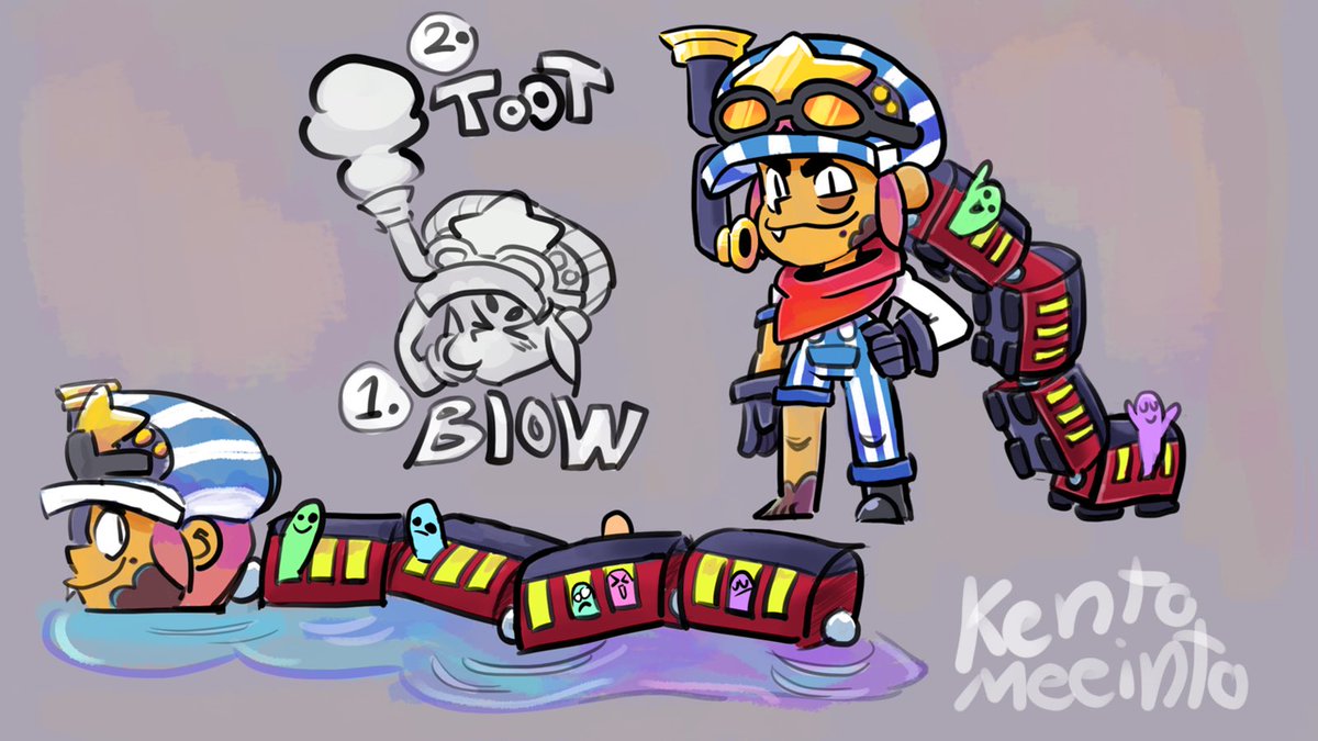 Sc Make Skin Number Choo Choo #2
#supercellmake #brawlstars