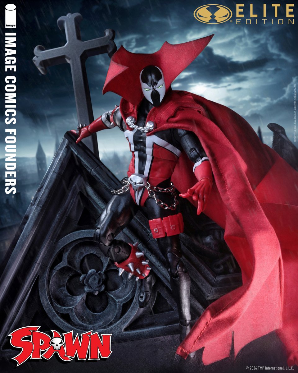 PRE-ORDERS ARE LIVE - Todd McFarlane's SPAWN Elite Edition Action Figure from the Image Comics Founders Series is available for pre-order NOW at select retailers! ➡️  7 deluxe action figure features