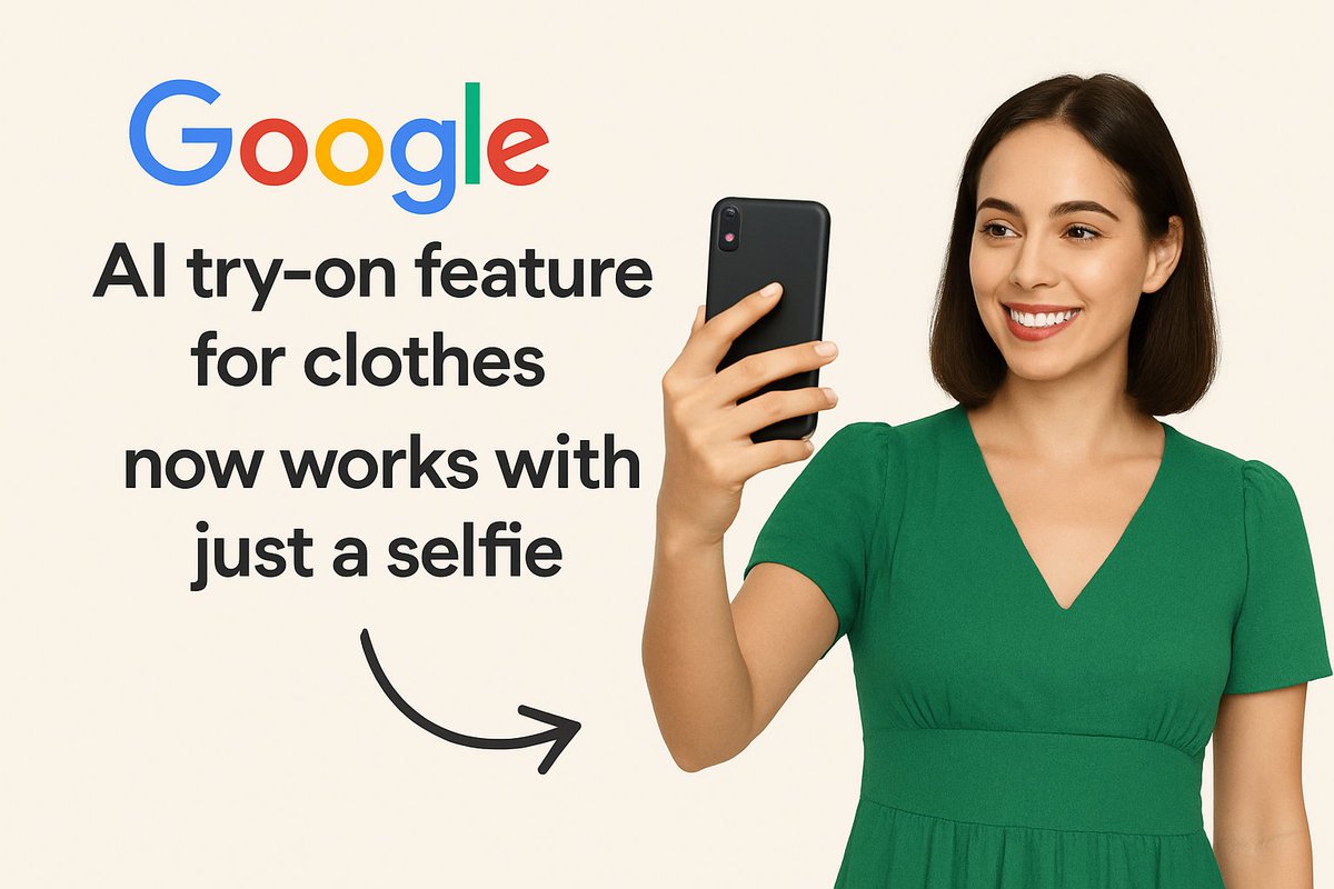 UltraGPT's tweet photo. 🗞️Shop smarter with AI Mode 
Find products faster, track prices, and even try on outfits using your own photo.
Virtual try-on is now live in Search Labs!
📱https://t.co/LKGAD1iEYo
💻https://t.co/gQGFYgSHY8
⌯⌲https://t.co/xZwovJfyWV
#GoogleAI #AIShopping #TechNews #UltraGPT https://t.co/biVeTx3Lwx