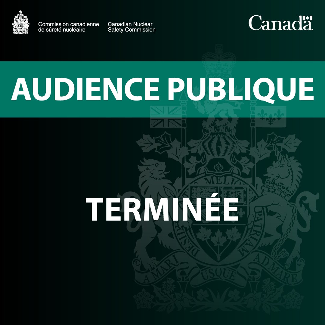 C’est la fin du jour 4 de l’audience de la Commission sur le projet de mine et d’usine d’uranium Wheeler River de <a href="/DenisonMinesCo/">Denison Mines Corp.</a>.

La Partie 2 de l’audience est terminée.

L’enregistrement de la séance sera affiché ici dès qu’il sera disponible: ow.ly/uc2A50XBWUF