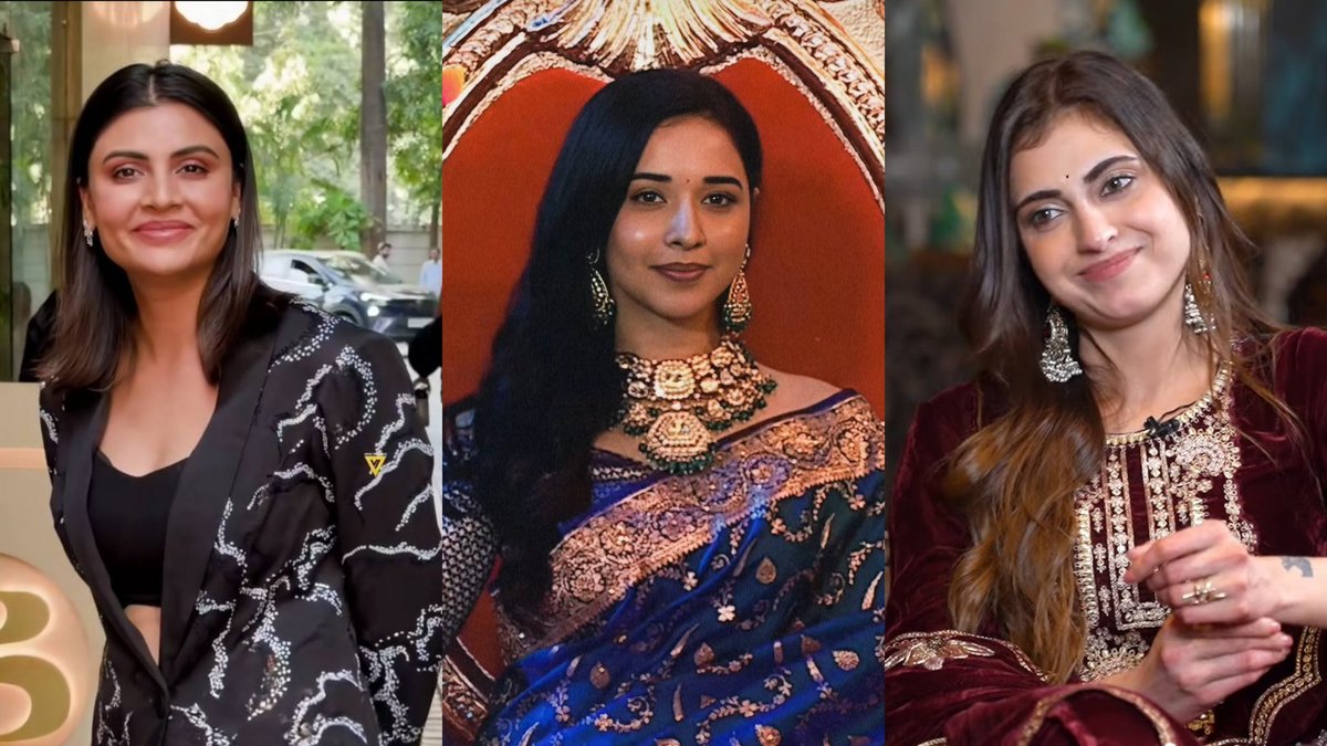 moonvveil_'s tweet photo. Damn ! not even a fan of Farhana or Malti but Tanya, Farhana and Malti straight up destroyed those double-faced, no-self-respect Bigg Boss clowns who shamelessly showed up at Gaurav Khanna’s birthday party 😭👑💅🏻

#TanyaMittal𓃵 #FarrhanaBhatt𓃵 #MaltiChahar #BiggBoss19 https://t.co/UOMHPhbKee