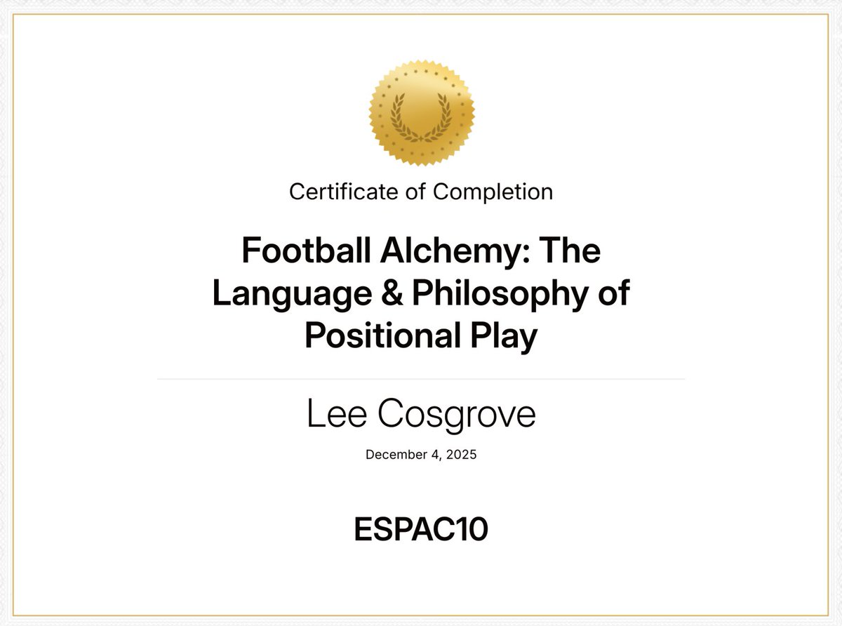 Leecosgrove10's tweet image. Really enjoyed this first part of the brilliant @KingKnightEd concept course , a proper deep dive into Positional Play , can highly recommend it 👌🏻#AlwaysLearning