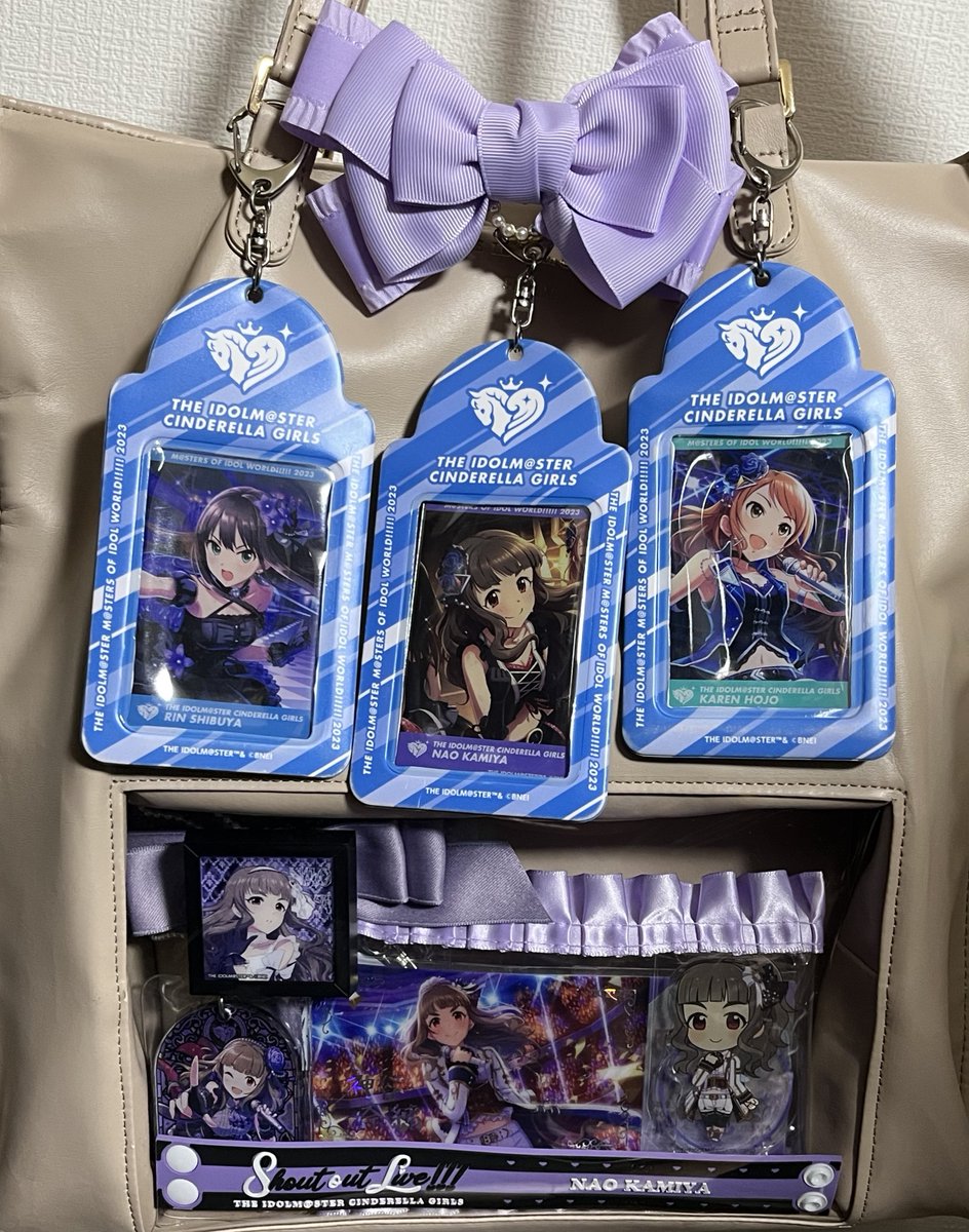 改めて… MOIW2025の痛バ&バッグ完成✌ 担当副担、全員痛バに集合