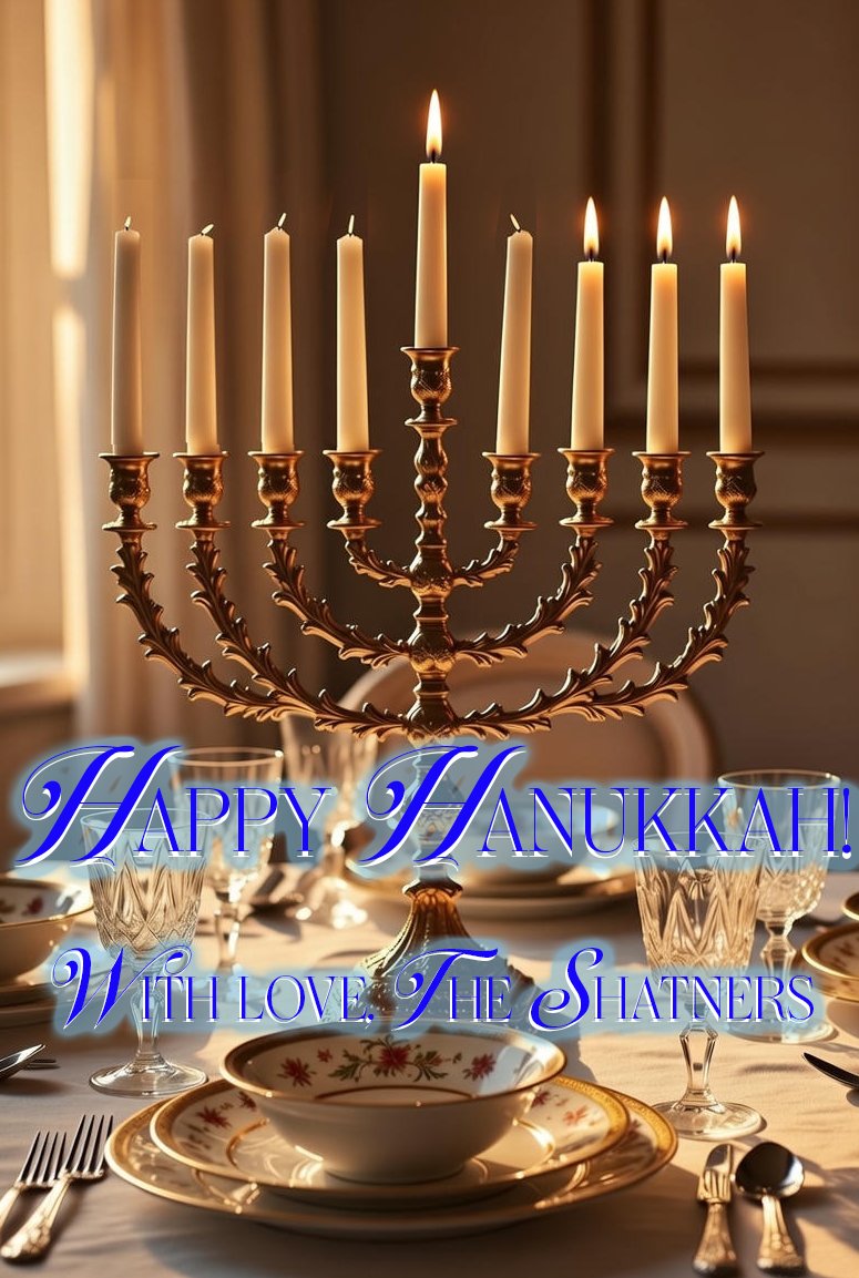 Light the menorah slowly, let each flame remind you how precious a moment of peace can be.