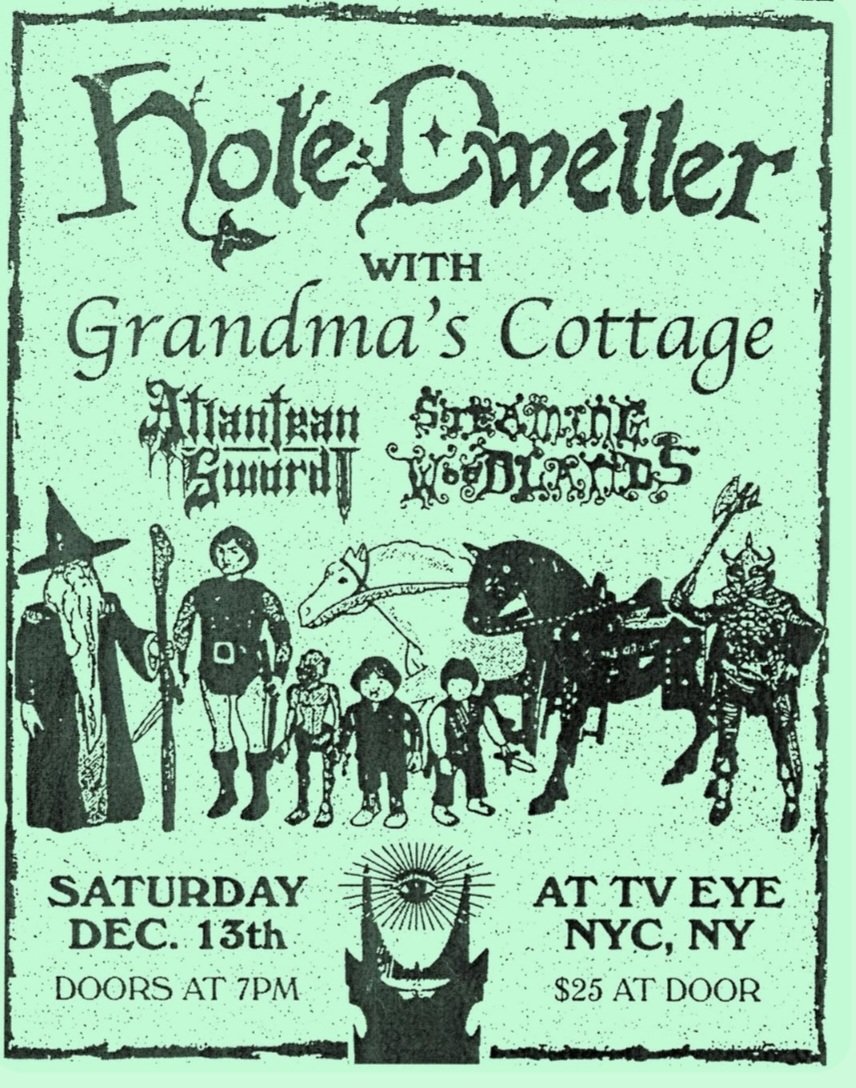 NEW YORK FRIENDS!!!

THE GREAT ATLANTEAN SWORD HAD TO DROP SO I WAS ASKED TO FILL IN

THIS SATURDAY AT TV EYE I WILL BE PERFORMING AS VAEL!!

COME OUT AND LETS PARTY