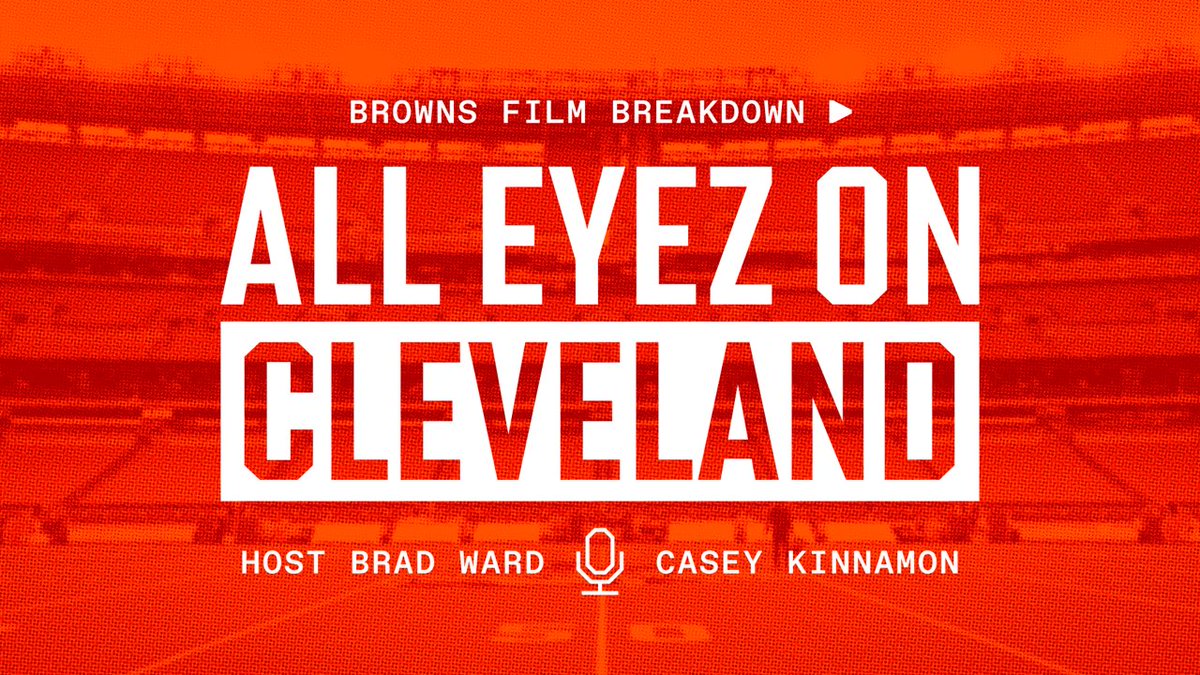 BrownsFilmBDN's tweet image. TONIGHT AT 8PM EST

“🎥 All Eyez on Cleveland - A Cleveland #Browns Podcast”

With @WardonSports &amp;amp; @CaseKnowsBall 

Via @BrownsFilmBDN 

YouTube🔴: youtube.com/live/XpkzhPl6Y…