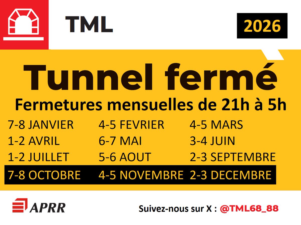 Tunnel Maurice-Lemaire tweet media
