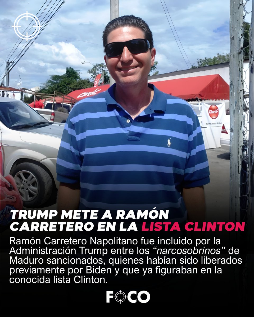 Trump mete a Ramón Carretero en la lista Clinton
