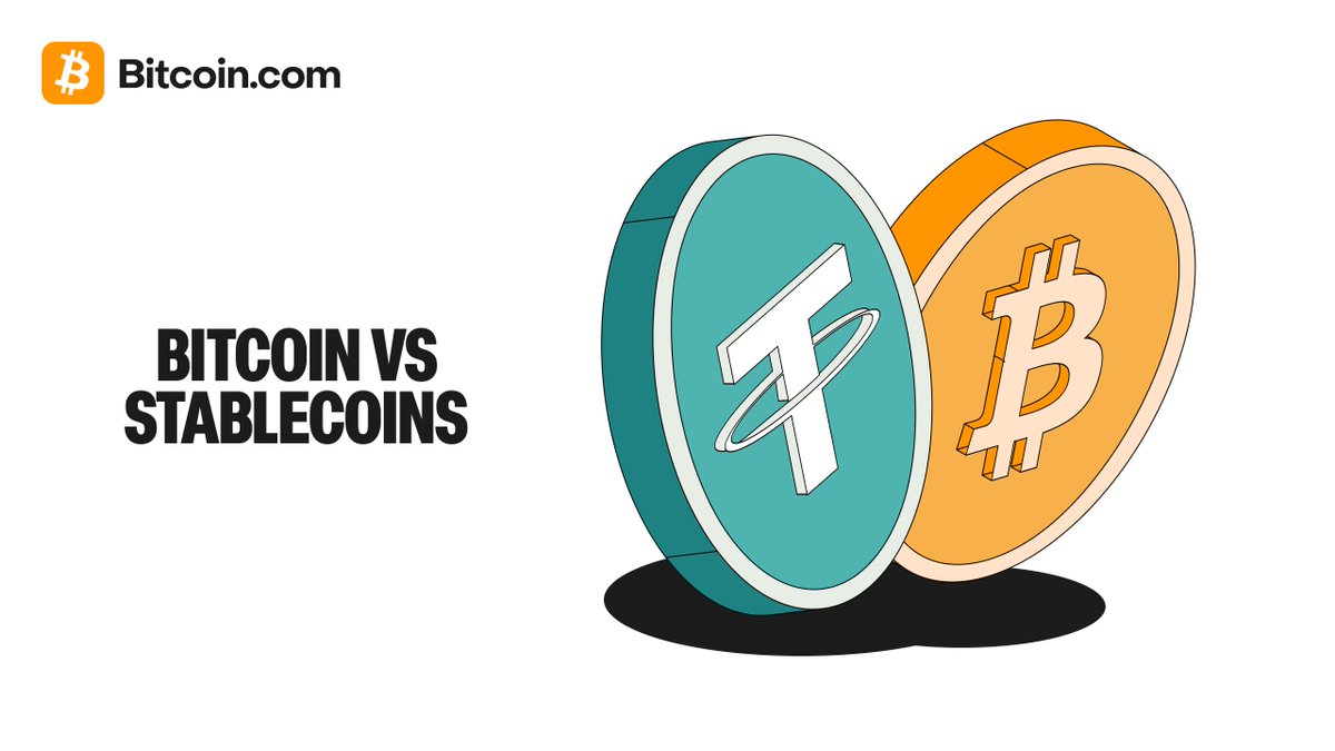 Why do institutions buy Bitcoin… but use stablecoins? They serve opposite  roles in the crypto economy. Understand the difference in minutes.👇  https://t.co/wh6XtMwmVO