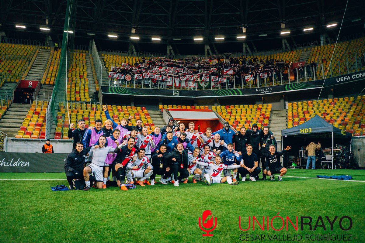 😍⚡️ EQUIPO Y AFICIÓN CELEBRAN LA PRIMERA VICTORIA EN EUROPA FUERA DE CASA!