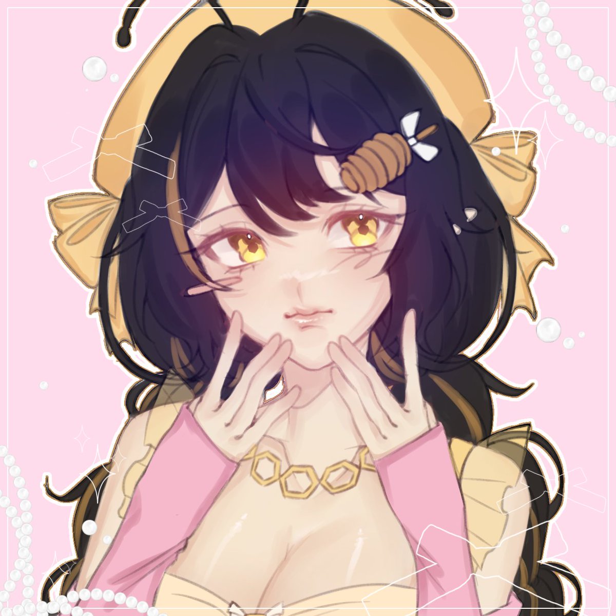 · Finished sketch skeb for <a href="/tinibee/">Bee 🌼🐝</a> ! 🩷
Tysm for commissioning ! -