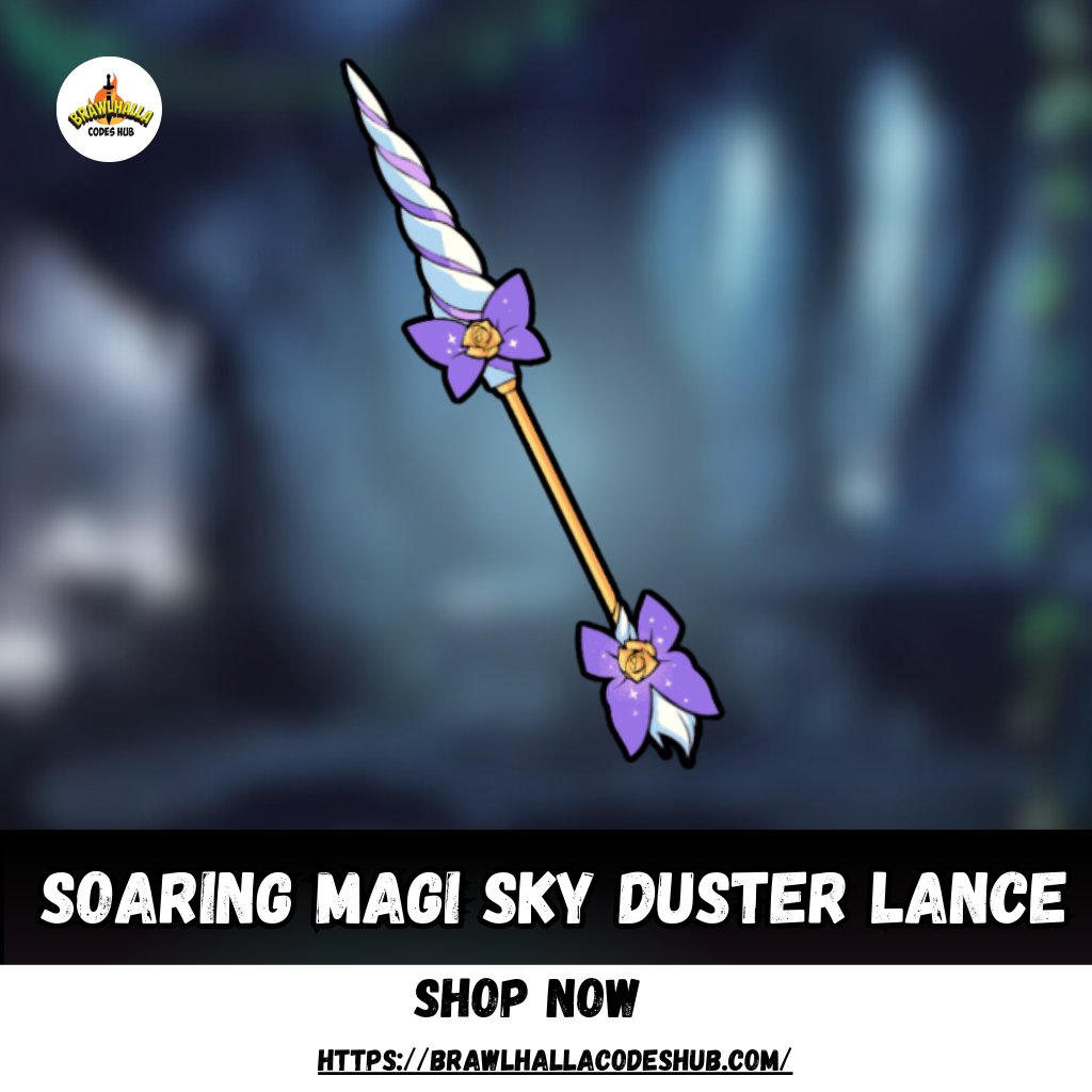 Brawlcodeshub's tweet photo. Soaring Magi Sky Duster Lance ✨
A magical weapon skin now available with instant delivery! https://t.co/oDotcgMNqN