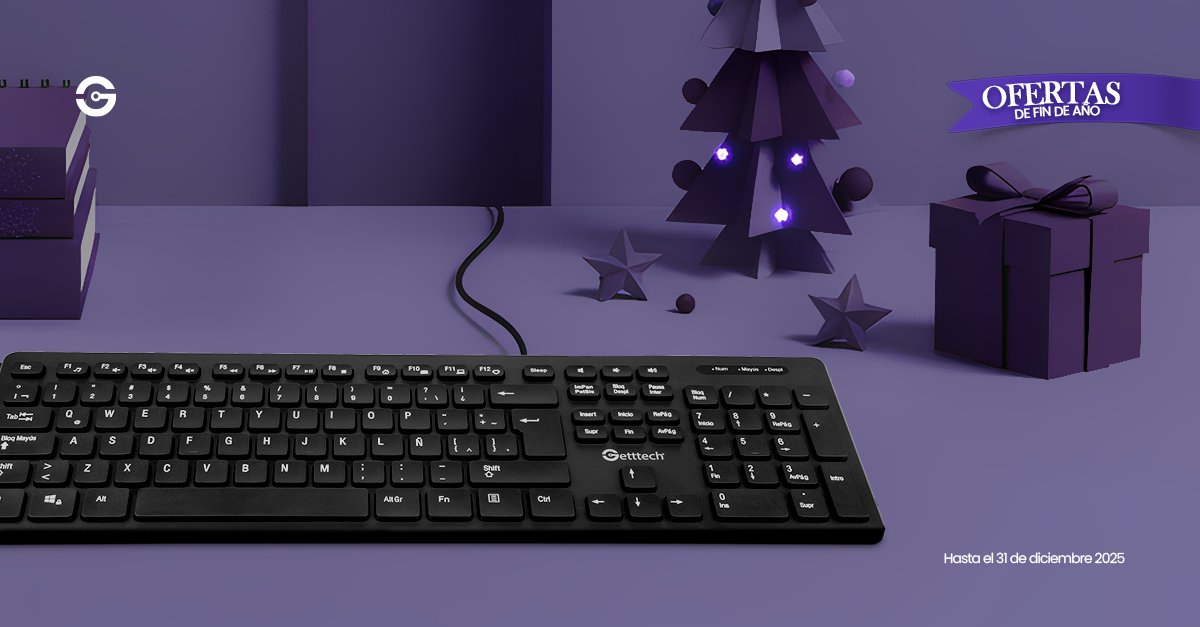 Deja el desorden en el 2025.
El Gabinete Slim de GETTTECH es el upgrade que tu escritorio pide:
Puertos USB-A integrados

Teclado cómodo y silencioso

Look minimalista para tu setup

🎁 El auto-regalo perfecto está en getttech.mx

#getttech #RegaloNavidad