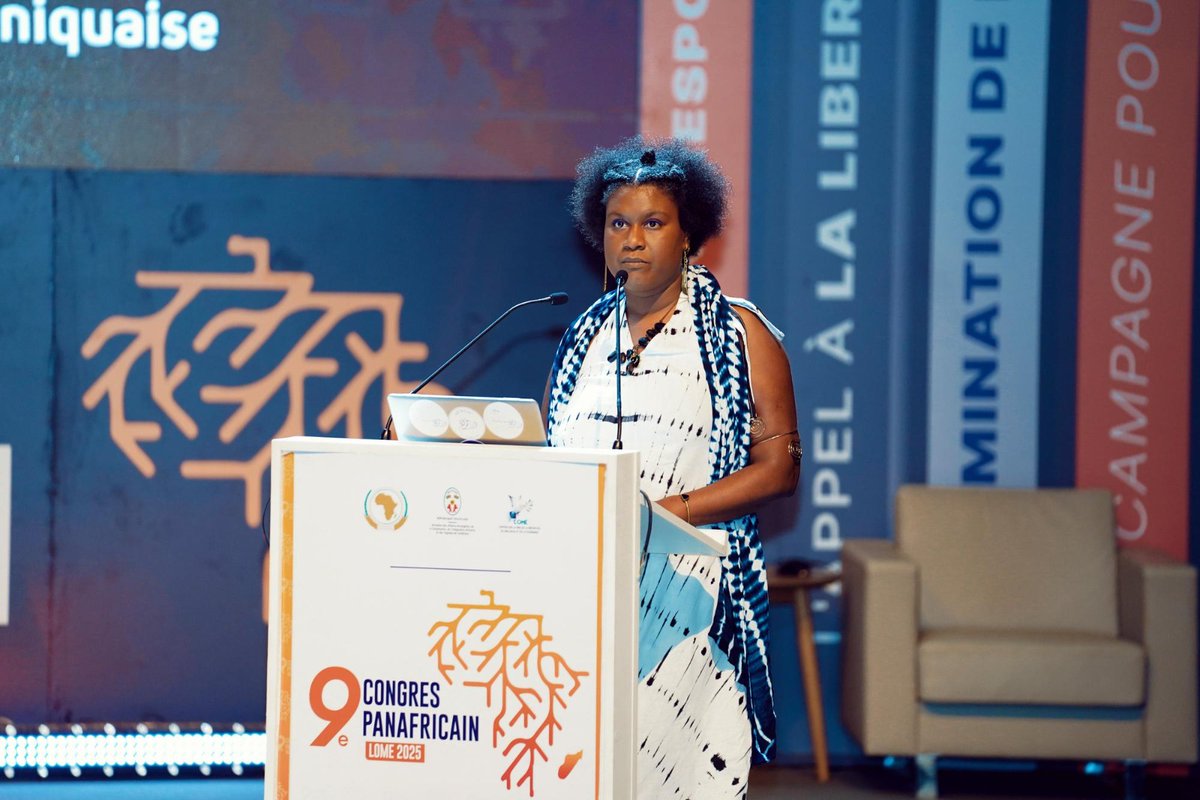 « Chaque acte posé pour notre émancipation sera toujours perçu comme une arme par ceux qui ont intérêt à maintenir le désordre colonial. »  Mme Simeline Jean-Baptiste-Lerandy
<a href="/rdussey/">Robert Dussey</a>

#Africanophonie #APA #GovTG #AfricanPoliticalAlliance #PanafricanCongress