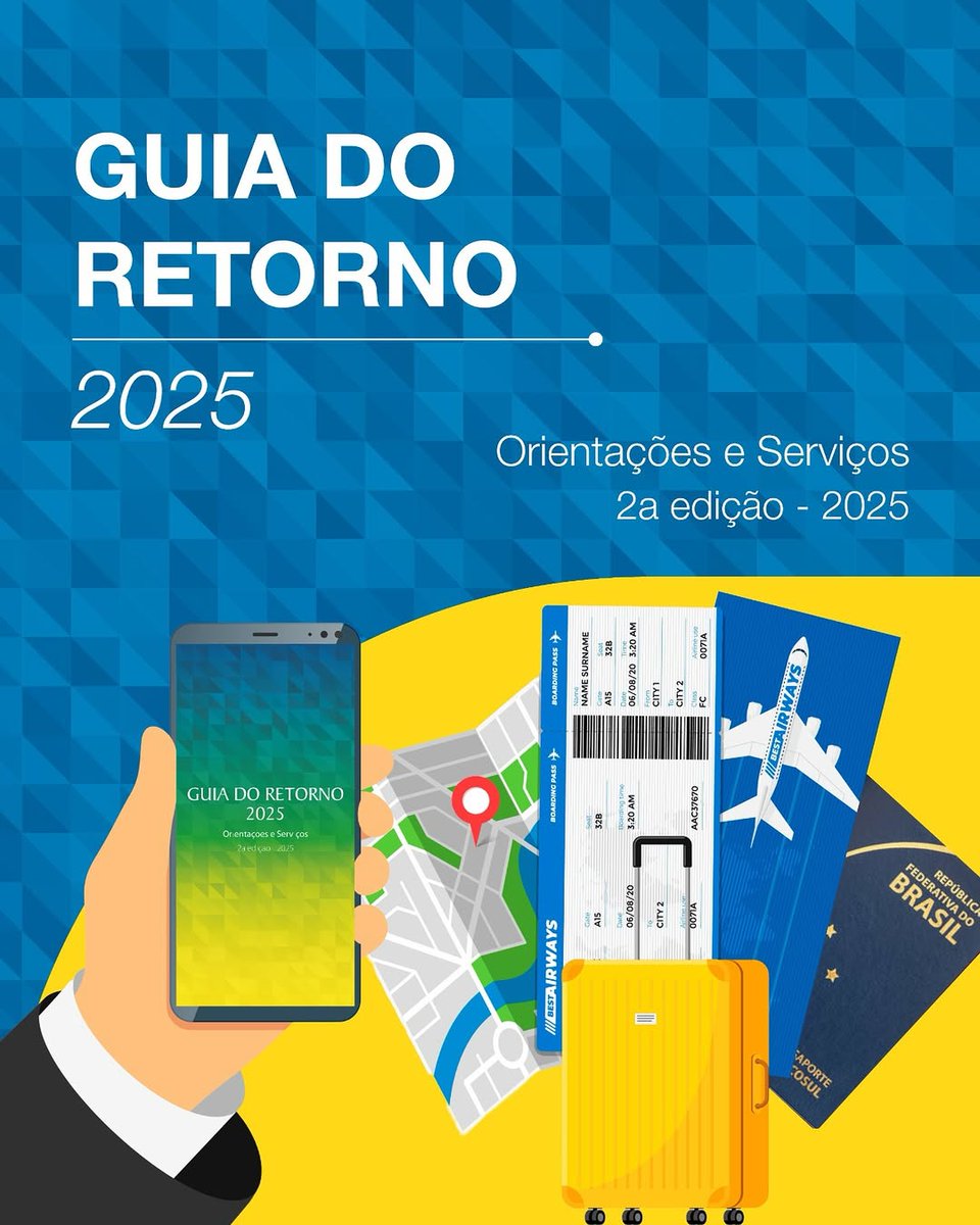 Nova edição do Guia do Retorno

Inicialmente publicado em 2010, o guia reúne orientações para migrantes brasileiros que regressam ao país, auxiliando nos desafios inerentes à readaptação daqueles que passaram anos fora do Brasil.

Disponível em:  gov.br/mre/pt-br/assu…