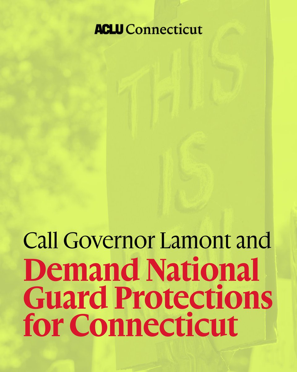 ACLU of Connecticut tweet media