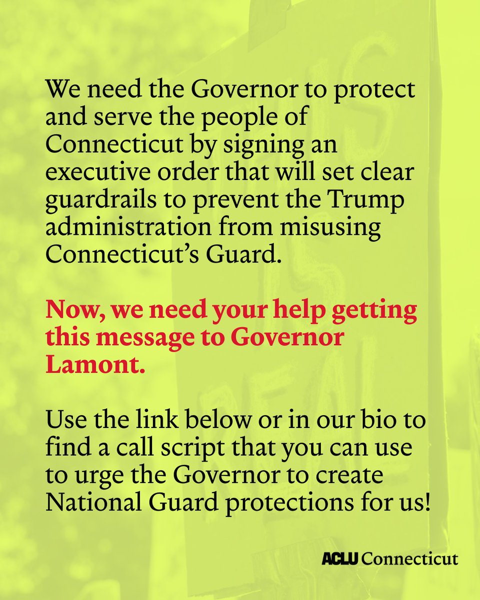 ACLU of Connecticut tweet media