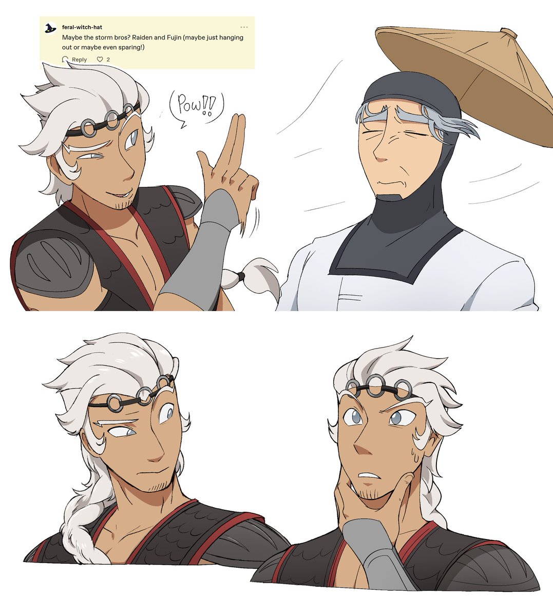 cocoacream13's tweet image. Fujin and Raiden
#MortalKombat