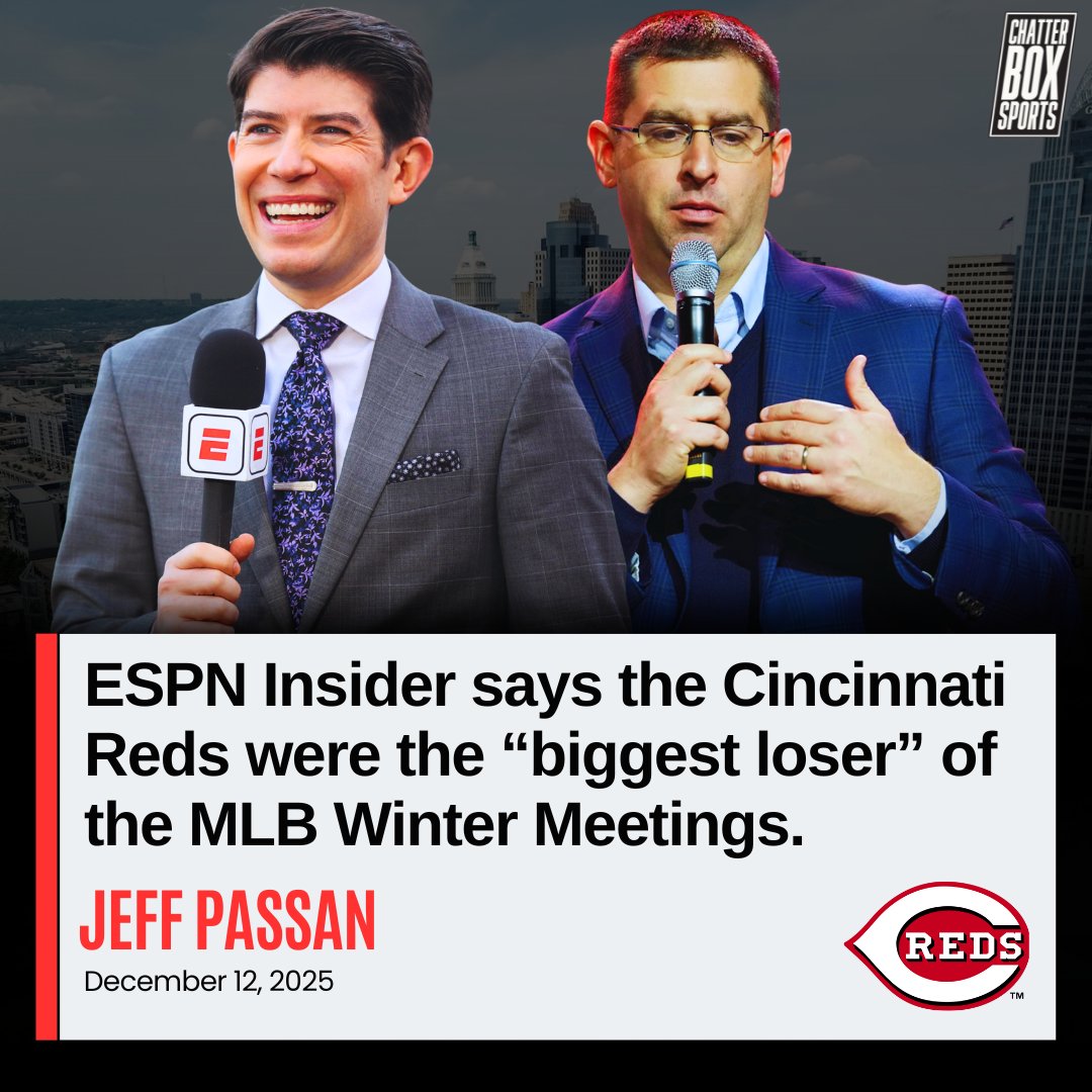 Jeff Passan said the Cincinnati Reds were the "biggest loser" of the Winter Meetings.
