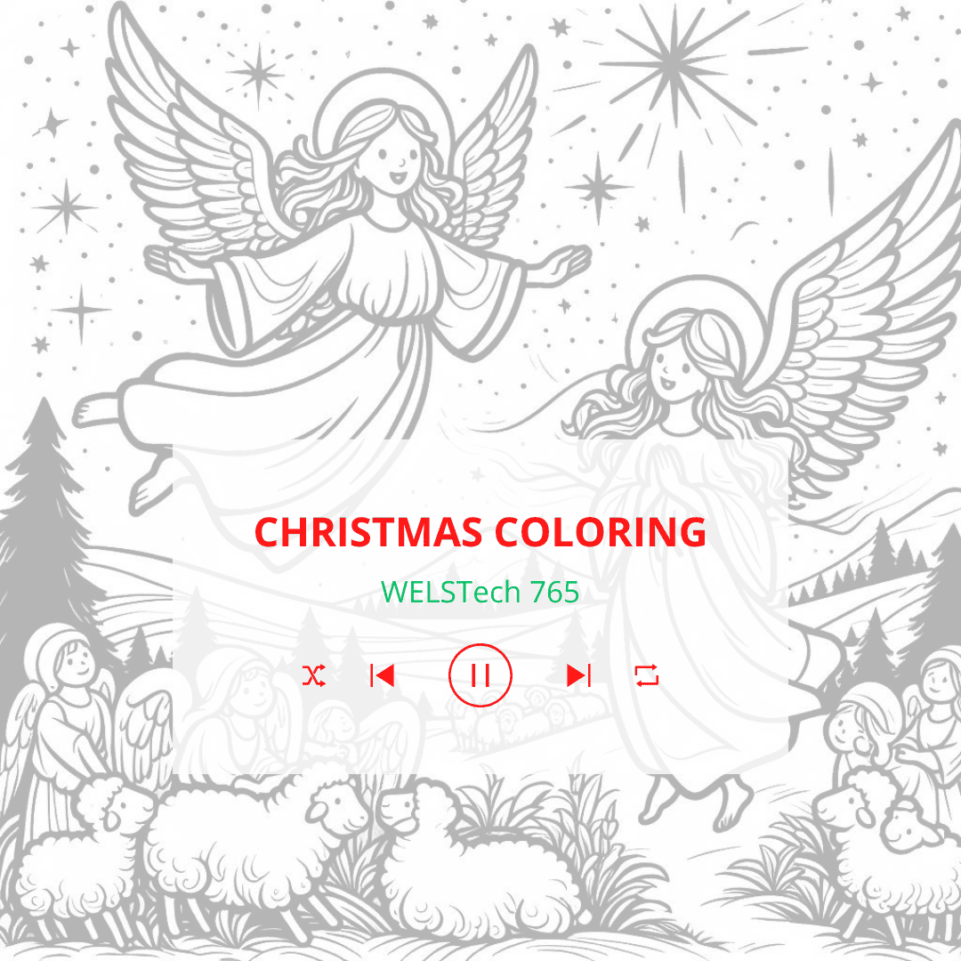 welstech's tweet photo. Join WELSTech for a giveaway announcement that involves the good news of Christmas, coloring books, and AI. Christmas concerts, anniversary offerings, travel apps, managing your smart home, and free EDU GPT round out this episode. https://t.co/0QuHN0aPTB https://t.co/f7xiCB7x3p