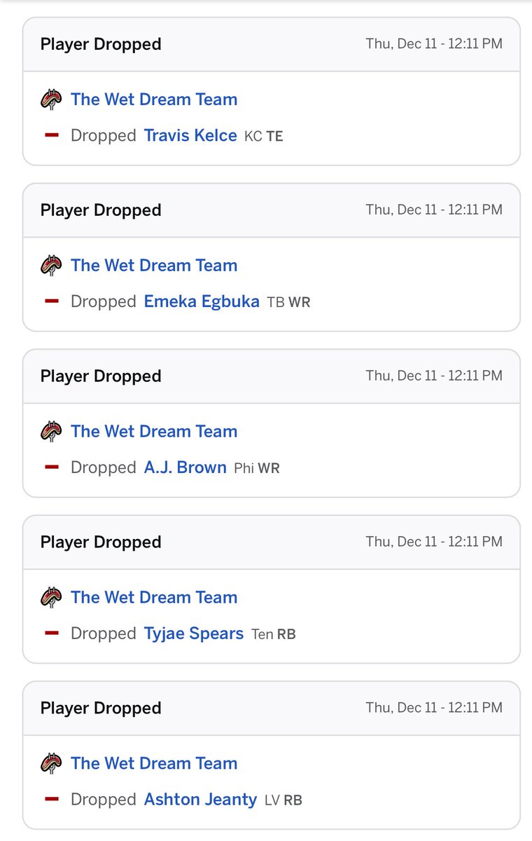 Rule #1 in fantasy football: don’t be this guy