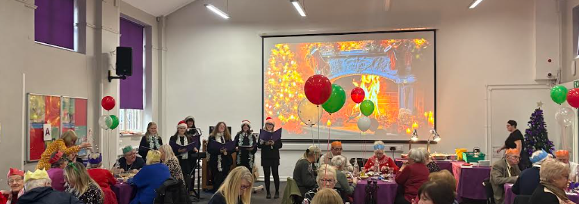 OAHemsworth's tweet photo. We always look forward to this day during the festive period- The Academy Community Christmas Lunch. 🎄🎅🍽
We've had a lovely afternoon welcoming the community into the Academy for Christ,as lunch while being entertained by our students in the Choir!
#Community #ChristmasLunch https://t.co/1TXXWScw4P