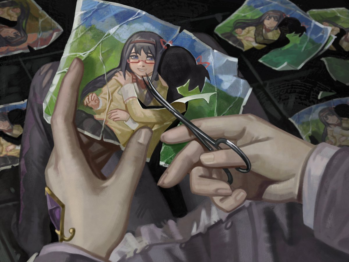 silverheatherr's tweet image. Only Madoka inspires me to make such symbolic art