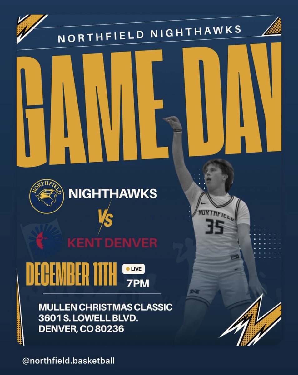 Gameday!

<a href="/NighthawkHoops/">Northfield HS Boys Basketball</a> <a href="/CoachDre___/">Coach Dre</a> <a href="/Jmike_24/">Judah Michael</a> <a href="/Evo_Mont/">Evo Montoya</a> <a href="/Bball_CO/">BasketballColorado</a> <a href="/QBC_Denver/">QB Country Denver</a> <a href="/CoachSchrenk/">James Schrenk</a> <a href="/PrepHoopsCO/">Prep Hoops Colorado</a> <a href="/PrepRedzoneCO/">Prep Redzone Colorado</a> <a href="/WeinThatMode/">WeInThatMode</a>