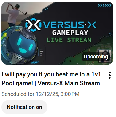 Versus-X tweet media