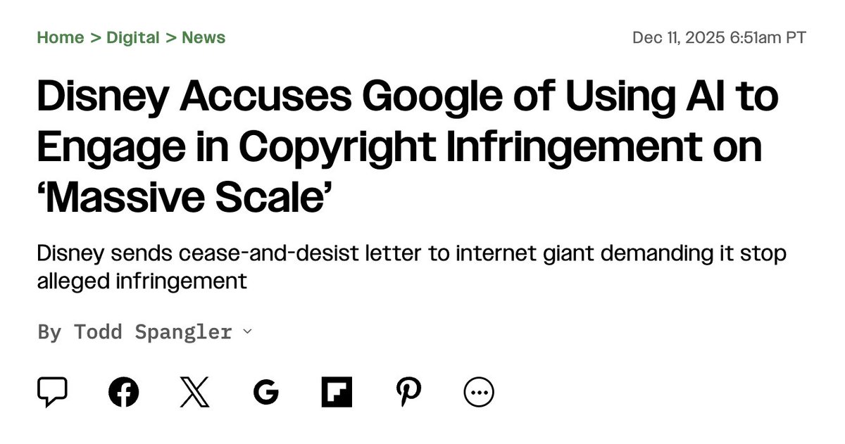 ...y aquí ha caído el otro zapato
Se rumoreaba que Google estaba a salvo debido a los acuerdos de licencia/uso firmado