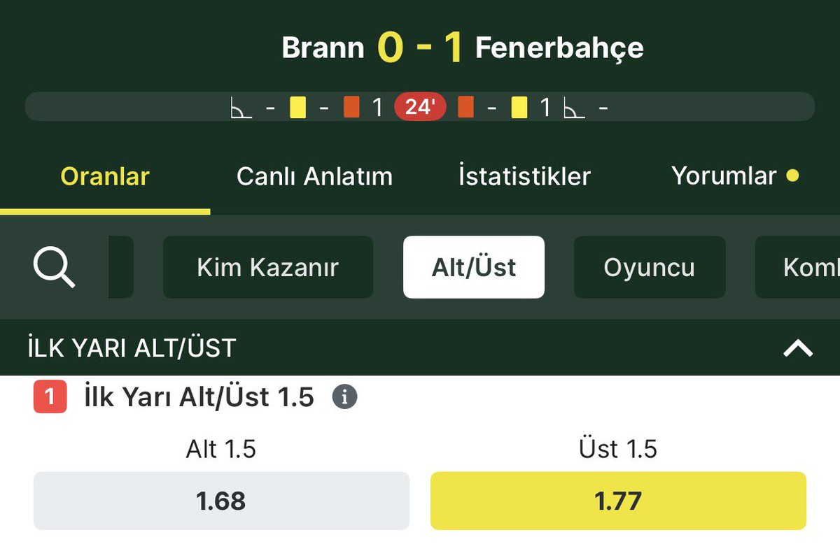 CANLI!

• Kırmızı kartın da etkisiyle, ilk yarı 1 gol daha olacağını düşünüyorum, saha da açık bir futbol var.